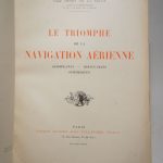 Couverture du livre Estimation du livre « le triomphe de la navigation aérienne : aéroplanes, dirigeables, sphériques. »