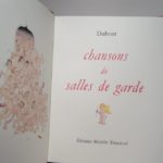 Couverture du livre Estimation du livre « chansons des salles de garde »