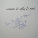 Couverture du livre Estimation du livre « chansons des salles de garde »