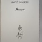 Couverture du livre Estimation du livre « marsyas »