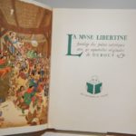 Couverture du livre Estimation du livre « la muse libertine. Florilège de poètes satyriques. Orné de 40 aquarelles de Dubout. »