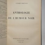 Couverture du livre Estimation du livre « anthologie de l’humour noir »