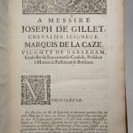 Couverture du livre Estimation du livre « décisions sommaires du Palais, par ordre alphabétique, illustrées de notes & de plusieurs arrests de la Cour de Parlement de Bordeaux. Nouvelle édition. »