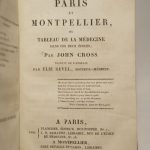 Couverture du livre Estimation du livre « doctrine médicale de l’école de Montpellier, et comparaison de ses principes avec ceux des autres écoles d’Europe, par Bérard. / Suivi de : Paris et Montpellier, ou Tableau de la médecine dans ces deux écoles, par John Cross, traduit de l’anglais par Elie Revel. / Suivi de : Vraie théorie médicale, ou Exposé périodique et dévelloppemens de la théorie de l’incitation […] par une société de médecins français et étrangers (3 tomes). »