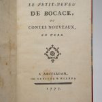 Couverture du livre Estimation du livre « le petit neveu de Bocace, ou Contes nouveaux, en vers. »