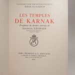Couverture du livre Estimation du livre « les temples de Karnak »