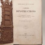 Couverture du livre Estimation du livre « bibliothèque archéologique publiée par M. Jules Gailhabaud : Cahiers d’instructions sur l’architecture, la sculpture, les meubles, les armes, les ustensiles et la musique de l’Antiquité et du Moyen-âge. »
