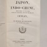 Couverture du livre Estimation du livre « l’Univers pittoresque : Japon, Indo-chine (Indochine), Empire birman (ou Ava), Siam, Annam (ou Cochinchine), péninsule malaise (Malaisie), etc., Ceylan. »
