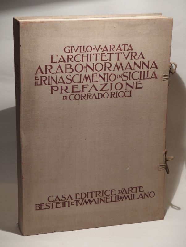 Couverture du livre Estimation du livre « l’Architettura arabo-normanna e il Rinascimento in Sicilia. Prefazione di Corrado Ricci. (L’architecture arabo-normande et la Renaissance en Sicile / The Arab-Norman Architecture and Renaissance in Sicily.) »