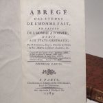 Couverture du livre Estimation du livre « abrégé des études de l’homme fait, en faveur de l’homme à former, dédié aux Etats-Généraux /aux Représentants de la Nation. »