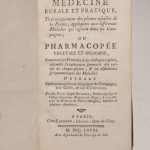 Couverture du livre Estimation du livre « médecine rurale et pratique, tirée uniquement des plantes usuelles de la France, appliquées aux différentes maladies qui règnent dans les campagnes ; ou Pharmacopée végétale et indigène, contenant les formules tirées du monde végétal, ensemble l’explication sommaire des vertus de chaque plante, & les définitions symptomatiques des maladies. Ouvrage également utile aux Seigneurs de campagne, aux Curés, & aux cultivateurs. »