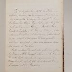 Couverture du livre Estimation du livre « mANUSCRIT : Les deux dernières journées du Second Empire à la préfecture des Bouches-du-Rhône. »