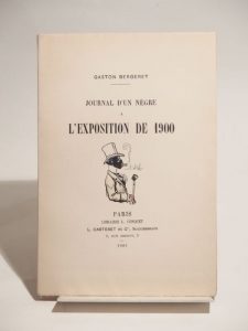 Estimation Livre illustré - Couverture du livre Estimation du livre « journal d’un nègre à l’Exposition de 1900. »