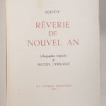 Couverture du livre Estimation du livre « rêverie de nouvel an. Lithographies originales de Michel Terrasse. »