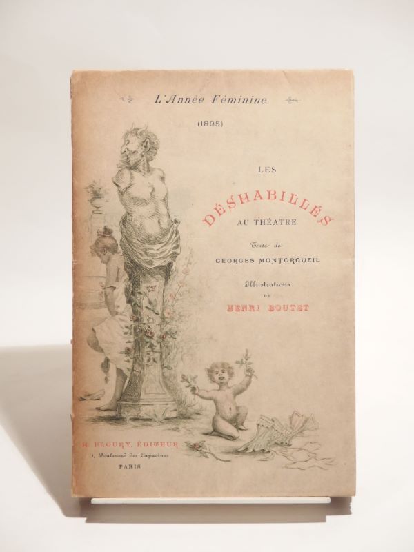 Couverture du livre Estimation du livre « l’année féminine 1895 : Les déshabillés au théâtre. Illustrations de Henri Boutet. »