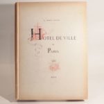 Couverture du livre Estimation du livre « hotel de Ville de Paris 1533 – 1871 »