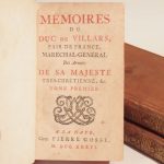 Couverture du livre Estimation du livre « mémoires du duc de Villars, pair de France, maréchal-général des armées de Sa Majesté très-chrétienne, etc. »