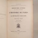 Couverture du livre Estimation du livre « répertoire général des sources manuscrites de l’histoire de Paris pendant la Révolution française par Alexandre Tuetey. Tome 2 : Assemblée constituante (2e partie). »