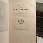 Couverture du livre Estimation du livre « oeuvres complètes de J. F. Régnard. Nouvelle édition avec des variantes et des notes. »