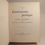 Couverture du livre Estimation du livre « gastronomie pratique. Etudes culinaires suivi du traitement de l’obésité des gourmands. »