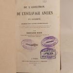 Couverture du livre Estimation du livre « de l’abolition de l’esclavage ancien en Occident. »