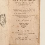 Couverture du livre Estimation du livre « sauvegarde pour ceux qui craignent la fumée, et Instruction pour faire cheminées neuves, corriger les vieilles, pour éviter l’incommodité de la fumée, l’accident du feu, & naissance de la suie. Plus un traité des entonnoirs : le tour d’artifice & invention nouvelle, rare & profitable au public. »