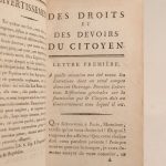 Couverture du livre Estimation du livre « des droits et devoirs du citoyen. »