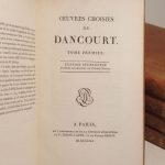 Couverture du livre Estimation du livre « oeuvres choisies de Dancourt »
