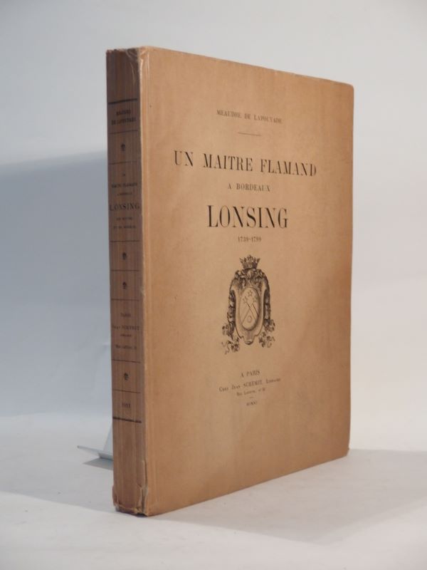 Couverture du livre Estimation du livre « un maître flamand à Bordeaux, Lonsing, 1739-1799. Son oeuvre et ses modèles. »