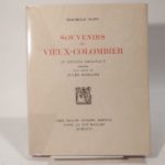 Couverture du livre Estimation du livre « souvenirs du Vieux-Colombier. 55 dessins originaux précédés d’un texte de Jules Romains. »