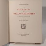 Couverture du livre Estimation du livre « souvenirs du Vieux-Colombier. 55 dessins originaux précédés d’un texte de Jules Romains. »