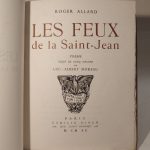 Couverture du livre Estimation du livre « les feux de la Saint-Jean. Poème orné de 5 dessins par Luc-Albert Moreau. »