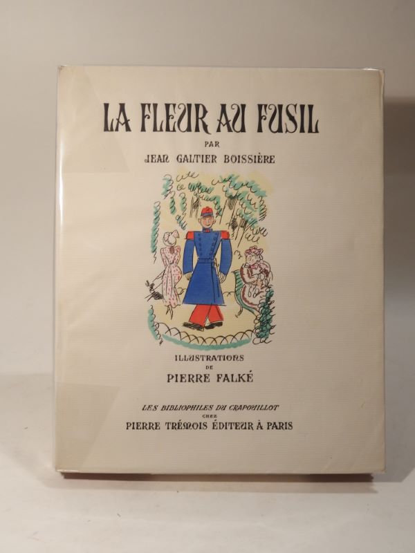 Couverture du livre Estimation du livre « la fleur au fusil. Illustrations originales en couleurs de Pierre Falké. »