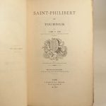 Couverture du livre Estimation du livre « saint-Philibert de Tournus. Guide historique et descriptif de l’abbaye. Etude préliminaire par M. Jean Virey. »