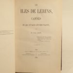 Couverture du livre Estimation du livre « les Iles de Lérins, Cannes et les rivages environnants. »