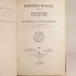 Couverture du livre Estimation du livre « esthétique musicale. Technie ou Lois générales du système harmonique. »