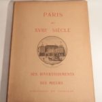 Couverture du livre Estimation du livre « paris au XVIIIe siècle. Ses divertissements, ses moeurs. Directoire et Consulat. »