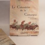 Couverture du livre Estimation du livre « le Calendrier de la Camargue. Illustrations de Paul Cuchet. Photographies de George à Arles, Georges Gaymard, Augier à Carpentras, Francis Dailloux et Miche Segond. »