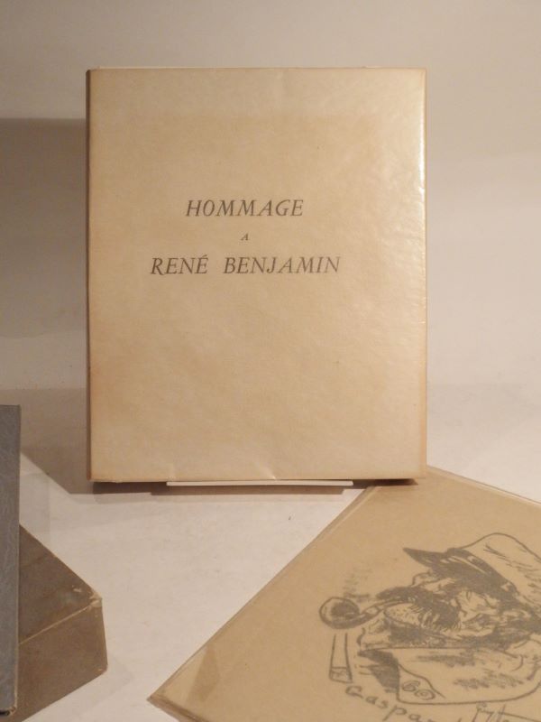 Couverture du livre Estimation du livre « hommage à René Benjamin. Illustrations de Guy Arnoux et André Jacquemin. »