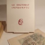 Couverture du livre Estimation du livre « le doctorat impromptu. Illustrations de P.-E. Bécat. »