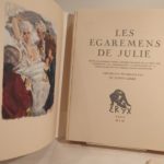 Couverture du livre Estimation du livre « les égaremens de Julie. Aquarelles originales par de Sainte Croix. »