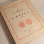 Couverture du livre Estimation du livre « le Régiment de Lyonnais, 1616-1794. »
