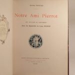 Couverture du livre Estimation du livre « notre ami Pierrot. Une douzaine de pantomimes. Avec les aquarelles de Louis Morin. »