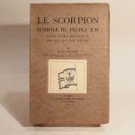 Couverture du livre Estimation du livre « le scorpion, symbole du peuple juif dans l’art religieux des XIVe, XVe, XVIe siècles. A propos de 4 peintures murales de la chapelle Saint-Sébastien, à Lanslevillard (Savoie). »