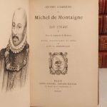 Couverture du livre Estimation du livre « les Essais. Texte du manuscrit de Bordeaux. Etude, commentaires et notes par le Dr. A. Armaingaud. »