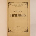 Couverture du livre Estimation du livre « lettres chimériques. Avec un dessin de Geroges Rochegrosse. »