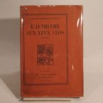 Couverture du livre Estimation du livre « l’autruche aux yeux clos. »