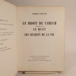 Couverture du livre Estimation du livre « le Droit de Varech, précédé par Le Muet ou Les Secrets de la vie. »