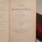 Couverture du livre Estimation du livre « mémoires de Madame de Rémusat 1802-1808. Lettres de Madame de Rémusat 1804-1814. »