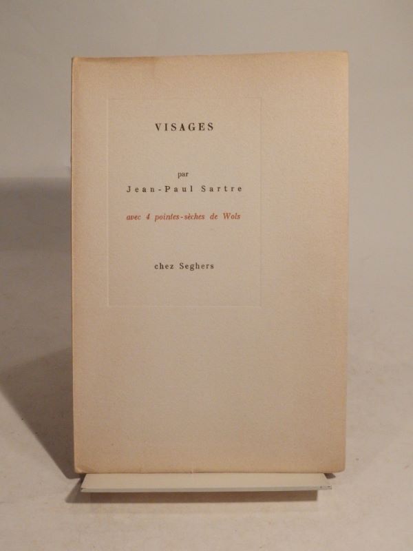 Couverture du livre Estimation du livre « visages, par Jean-Paul Sartre, avec 4 pointes-sèches de Wols. »